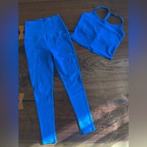 Beyond Yoga Electric Blue Set